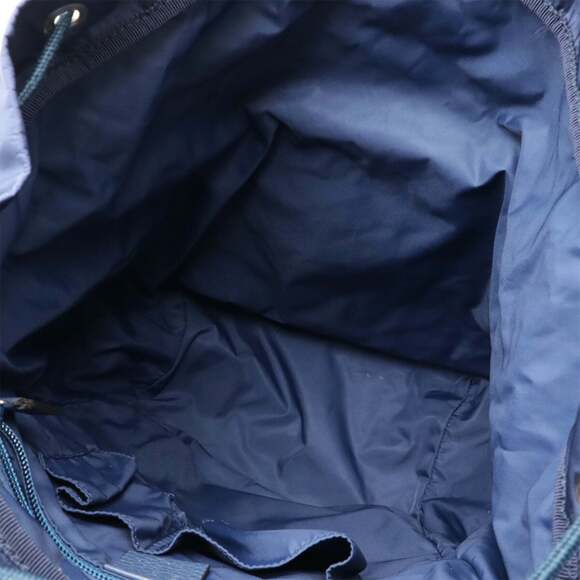 GUCCI Authentic Blue Leather Backpack - Picture 6 of 9